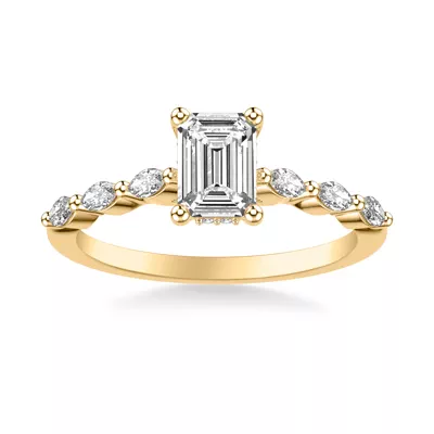 Betty Marquise Lab Diamond Engagement Ring