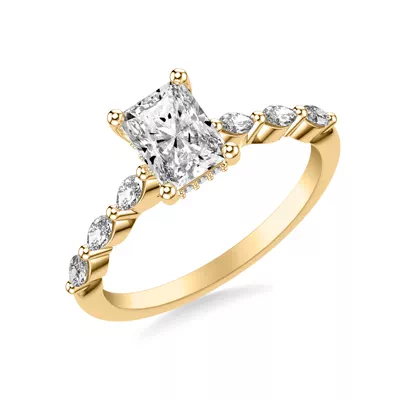 Betty Marquise Lab Diamond Engagement Ring