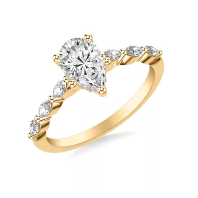Betty Marquise Diamond Engagement Ring