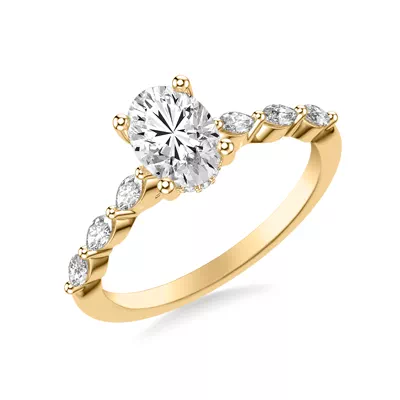 Betty Marquise Diamond Engagement Ring