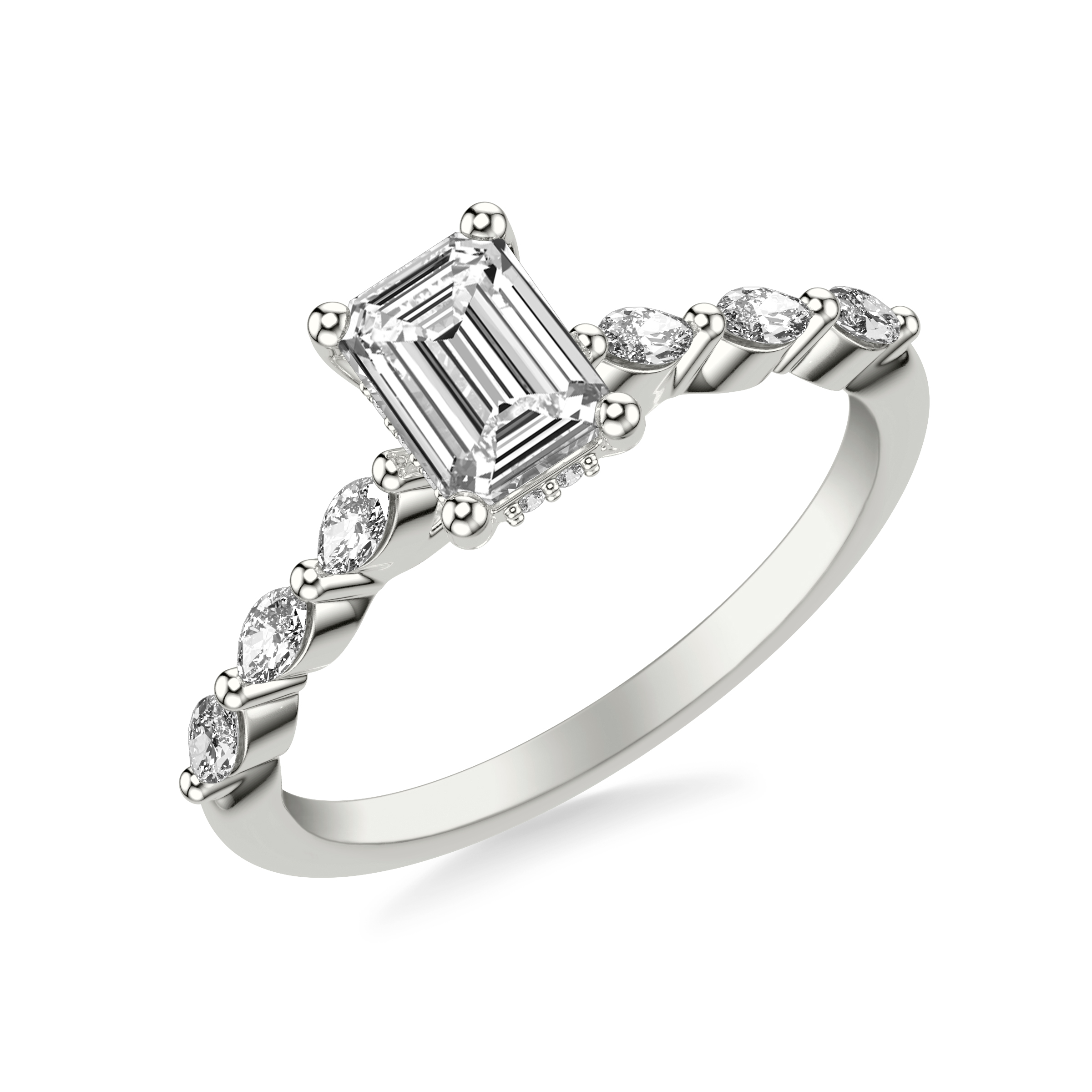 Betty Marquise Lab Diamond Engagement Ring