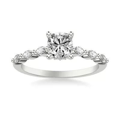 Betty Marquise Diamond Engagement Ring