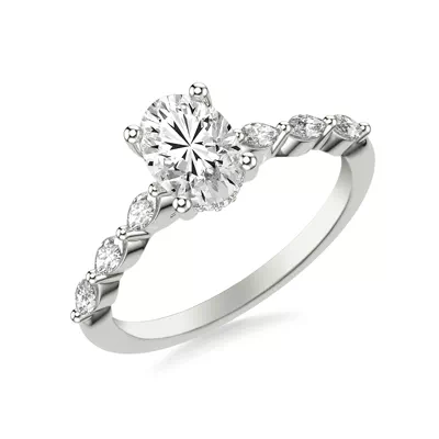 Betty Marquise Diamond Engagement Ring
