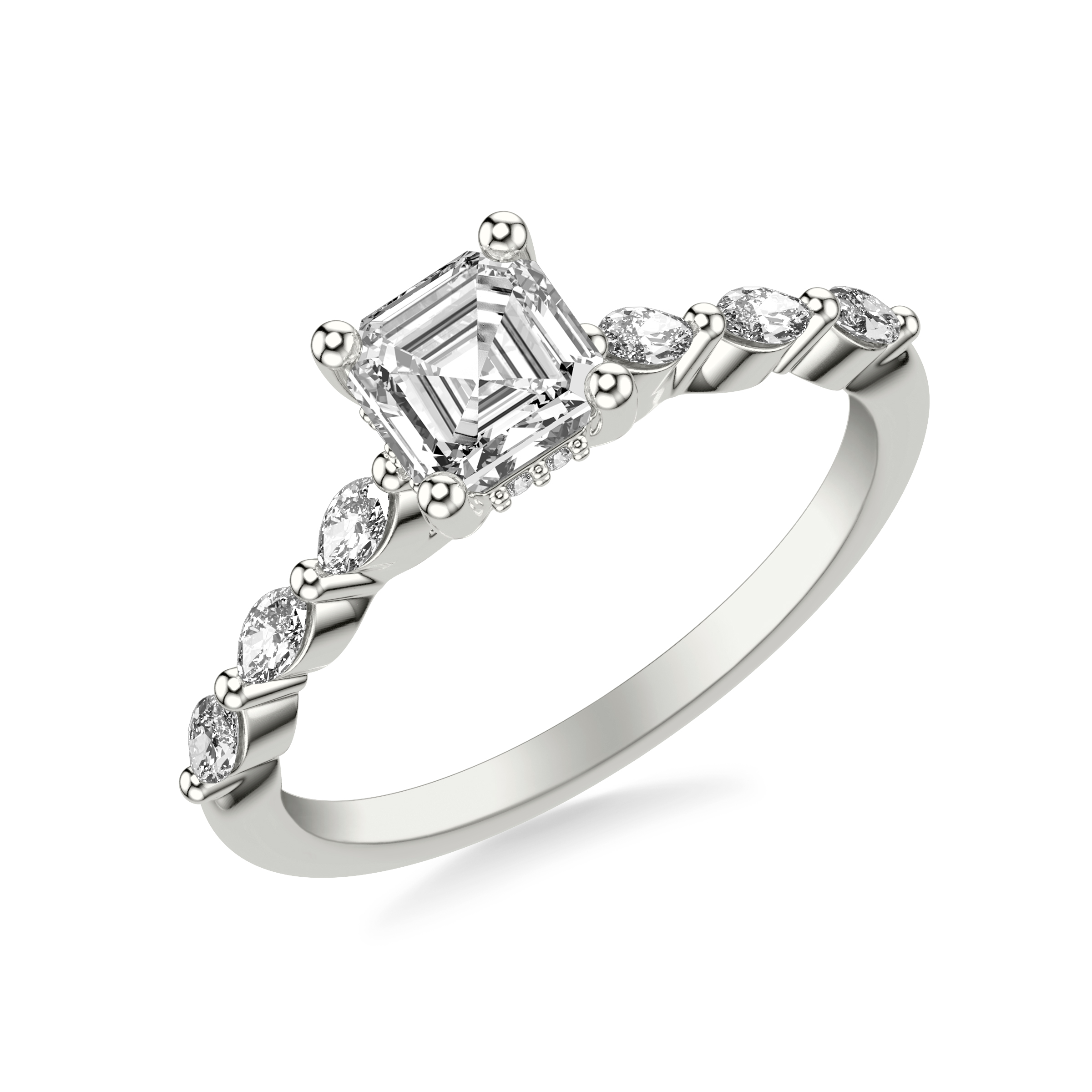 Betty Marquise Diamond Engagement Ring