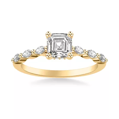 Betty Marquise Lab Diamond Engagement Ring