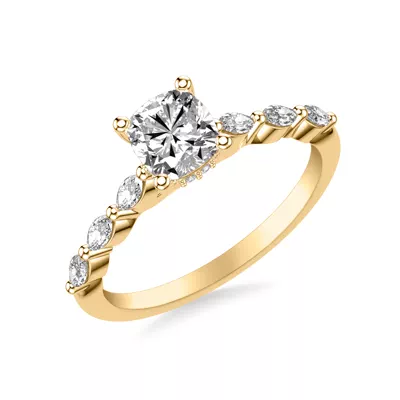 Betty Marquise Diamond Engagement Ring