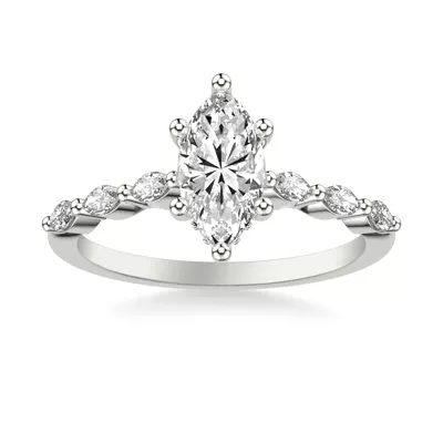Betty Marquise Lab Diamond Engagement Ring