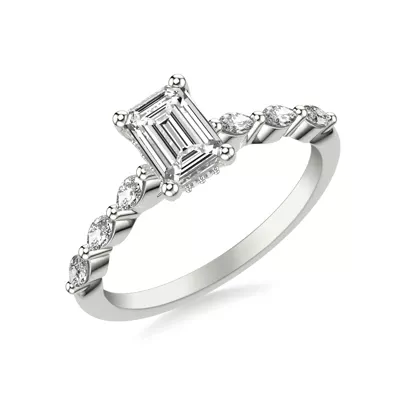 Betty Marquise Lab Diamond Engagement Ring