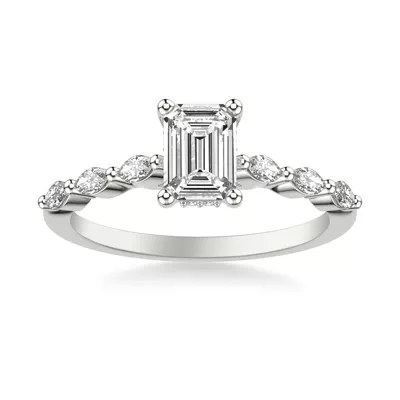 Betty Marquise Lab Diamond Engagement Ring