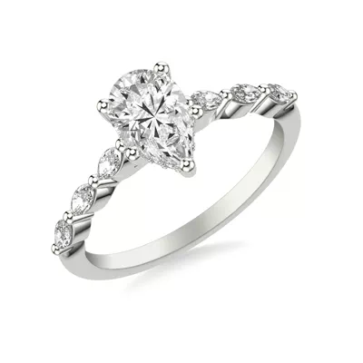 Betty Marquise Diamond Engagement Ring