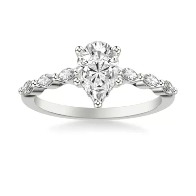 Betty Marquise Diamond Engagement Ring