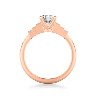 Noa Baguette Diamond Engagement Ring