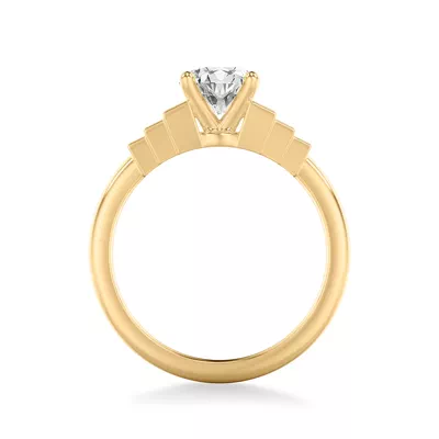 Noa Baguette Diamond Engagement Ring