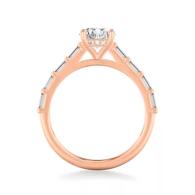 Alejandra Baguette Pave And Hidden Halo