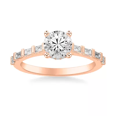 Alejandra Baguette Pave And Hidden Halo