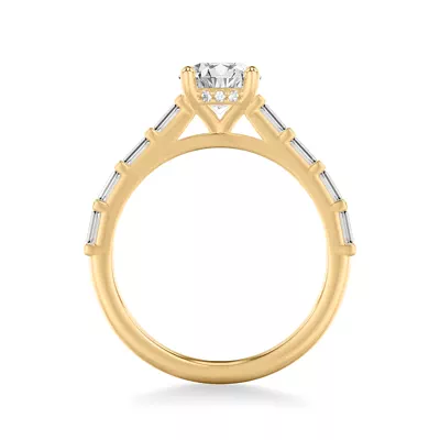Alejandra Baguette Pave And Hidden Halo