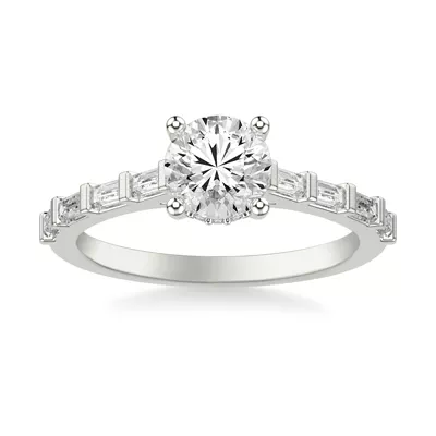 Alejandra Baguette Pave And Hidden Halo