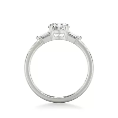 Yasmin Baguette Diamond Engagement Ring