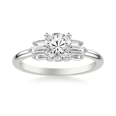 Yasmin Baguette Diamond Engagement Ring