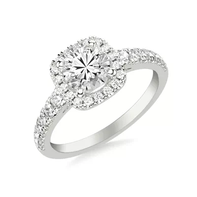 Raven Classic Halo Engagement Ring