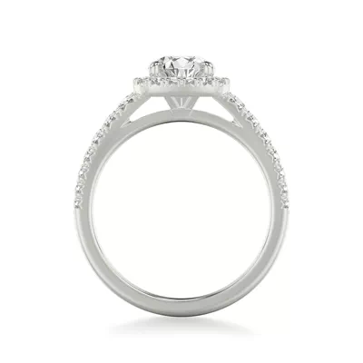 Raven Classic Halo Engagement Ring