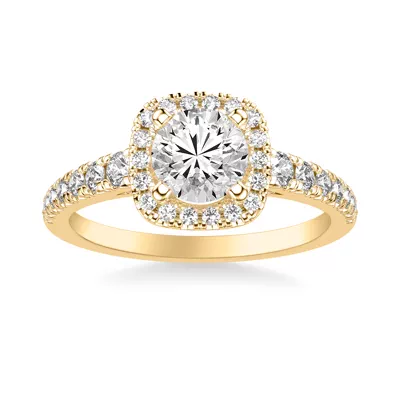 Raven Classic Halo Engagement Ring