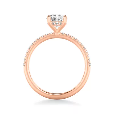Greta Hidden Halo Engagement Ring