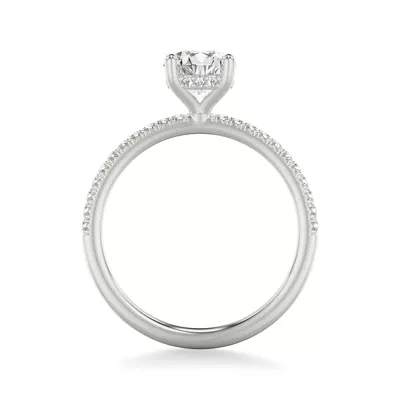 Greta Hidden Halo Engagement Ring