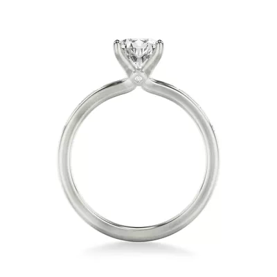 Alondra Brushed Finish Engagement Ring