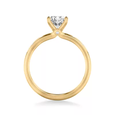 Alondra Brushed Finish Engagement Ring