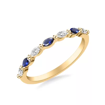 Ophelia Sapphire Accent Band