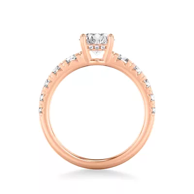 Trixie Hidden Halo Engagement Ring