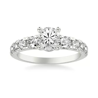 Trixie Hidden Halo Engagement Ring