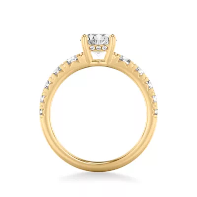 Trixie Hidden Halo Engagement Ring
