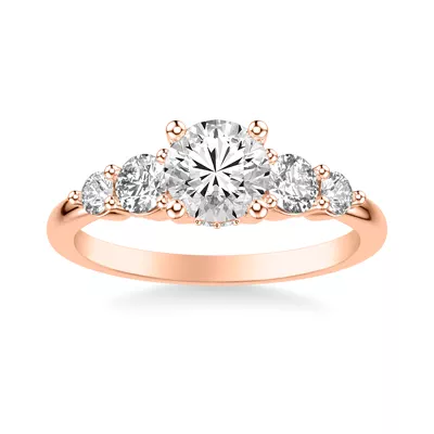 Tamara Hidden Halo Engagement Ring