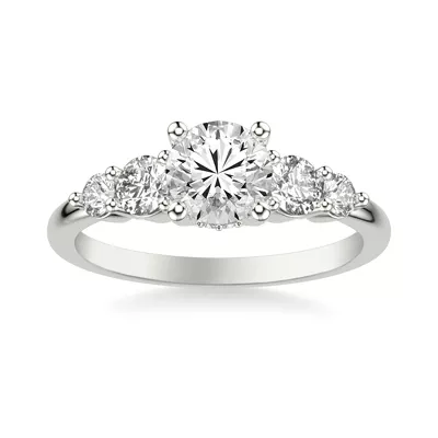 Tamara Hidden Halo Engagement Ring