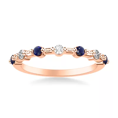 Zina Sapphire Accent Band