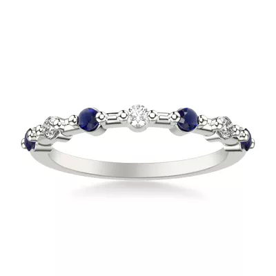 Zina Sapphire Accent Band