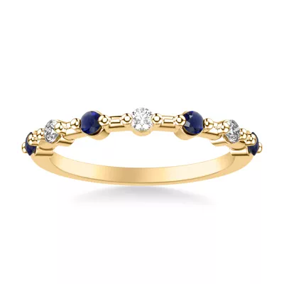Zina Sapphire Accent Band