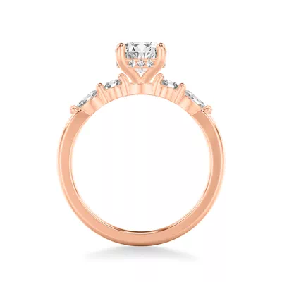Deirdre Hidden Halo Engagement Ring