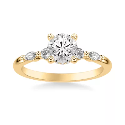 Deirdre Hidden Halo Engagement Ring
