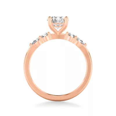 Shauna Hidden Halo Engagement Ring