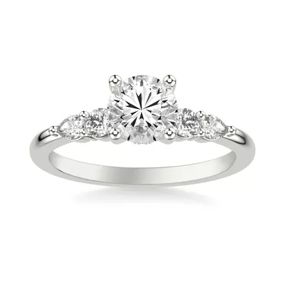 Shauna Hidden Halo Engagement Ring