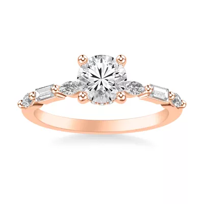 Lavinia Hidden Halo Engagement Ring