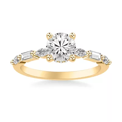 Lavinia Hidden Halo Engagement Ring