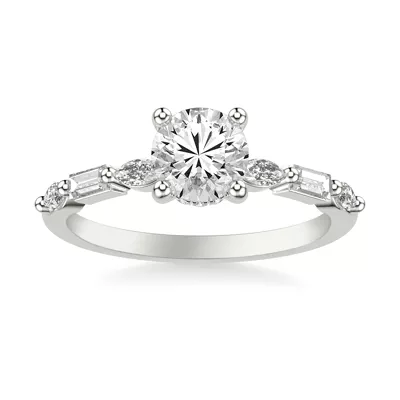 Lavinia Hidden Halo Engagement Ring