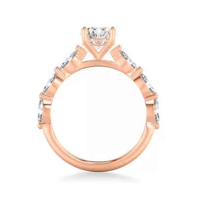 Betty Grand Marquise Lab Diamond Engagement Ring