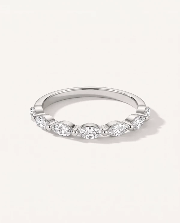 Women’s Wedding Ring Betty Grand Marquise Lab Diamond Band