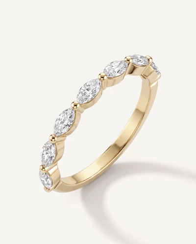Betty Grand Marquise Lab Diamond Band