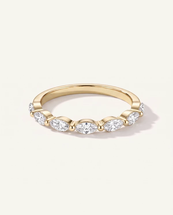 Women’s Wedding Ring Betty Grand Marquise Lab Diamond Band